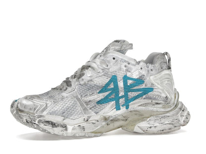 Balenciaga Runner Graffiti White Blue