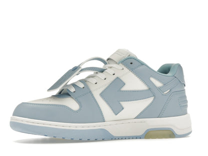 Off-White Out Of Office Calf Leather White Baby Blue