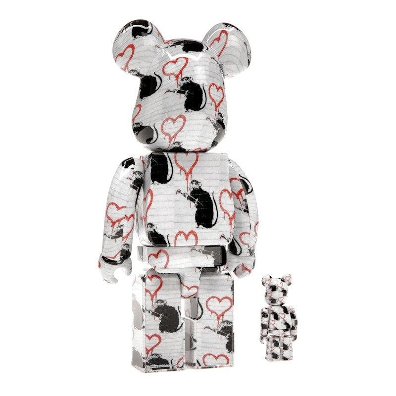 Bearbrick Love Rat 100% & 400% Set
