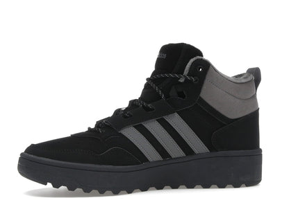 adidas Hoops 4.0 Mid Black Grey Four