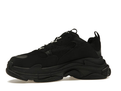 Balenciaga Triple S Black White Laces