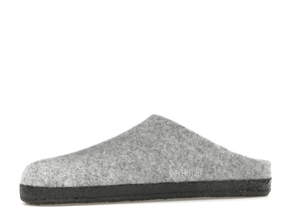 Birkenstock Zermatt Shearling Clog Wool Felt Light Gray