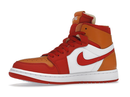 Jordan 1 High Zoom Air CMFT Fire Red Hot Curry (Women's)