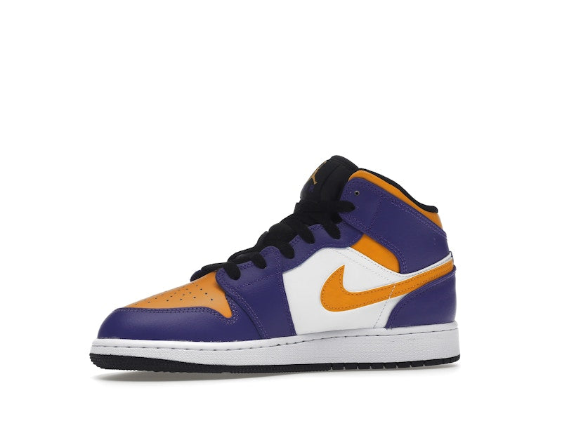 Jordan 1 Mid Lakers (2022) (GS)