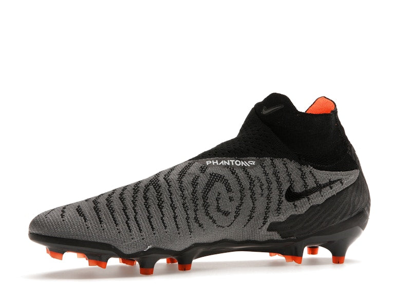 Nike Gripknit Phantom GX Elite Dynamic Fit FG Black Dark Smoke Grey Total Orange