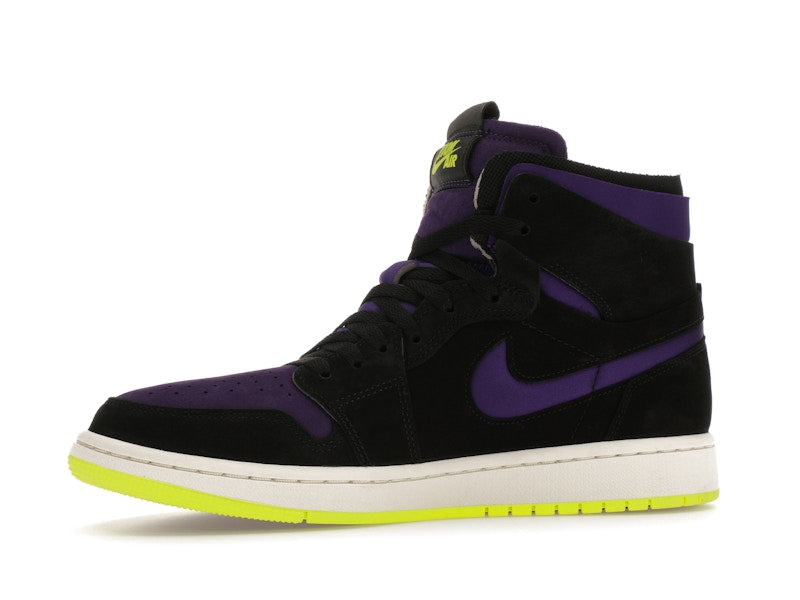 Jordan 1 High Zoom Air CMFT Black Court Purple Lemon Venom (Women's)