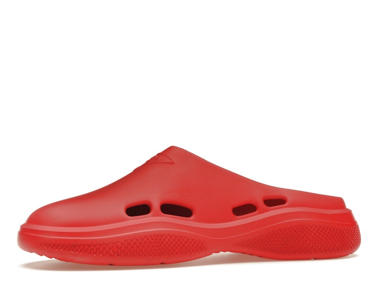 Prada Foam Rubber Mule Red