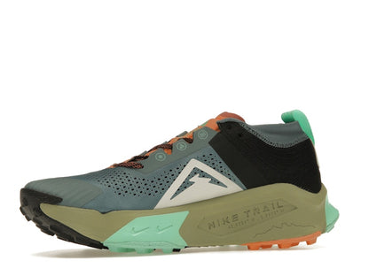 Nike ZoomX Zegama Trail Light Slate Grey Glow Green Bone Black