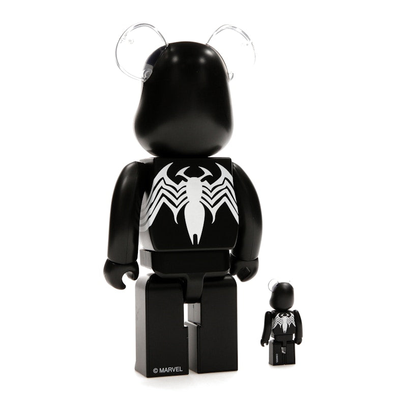 Bearbrick x Marvel Spider-Man Black Costume 100% & 400% Set