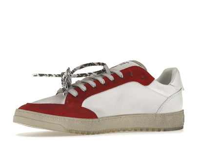 OFF-WHITE Vulcanized 5.0 Low Top White Red