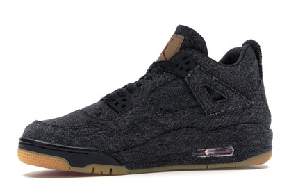 Jordan 4 Retro Levi's Black (GS) (Blank Tag)