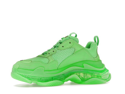 Balenciaga Triple S Soft Neon Green Clear Sole (Women's)
