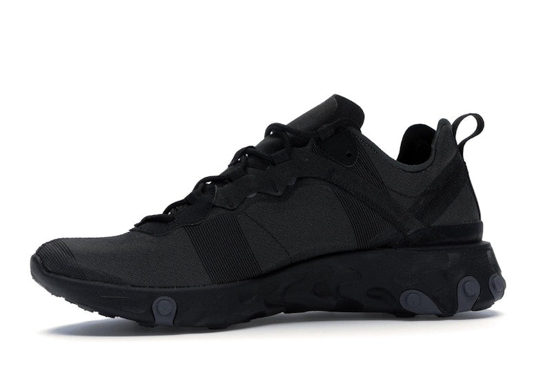 Nike React Element 55 Triple Black