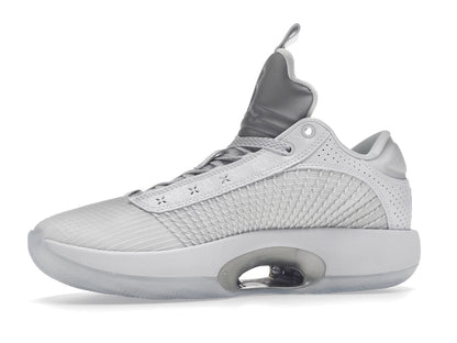 Jordan XXXV Low Metallic Silver (Clear Sole)