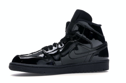 Jordan 1 Mid SE Triple Black Patent (Women's)