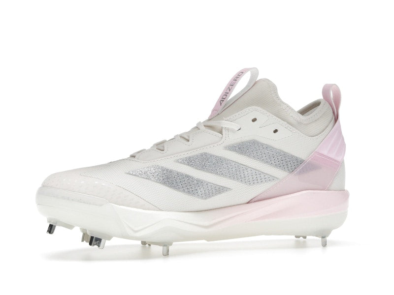 adidas Adizero Instinct+ 2.0 Chalk White Silver Metallic Clear Pink (Women's)