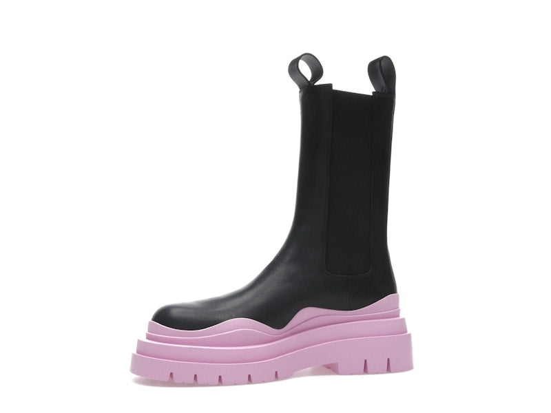 Bottega Veneta Tire Chelsea Boot Black Gloss (Women's)