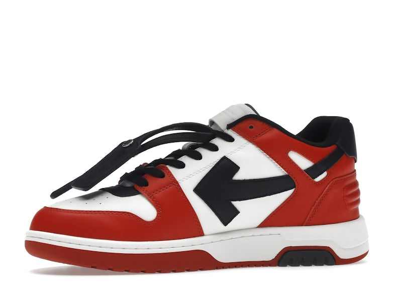 OFF-WHITE Out Of Office OOO Low Tops Black White Red