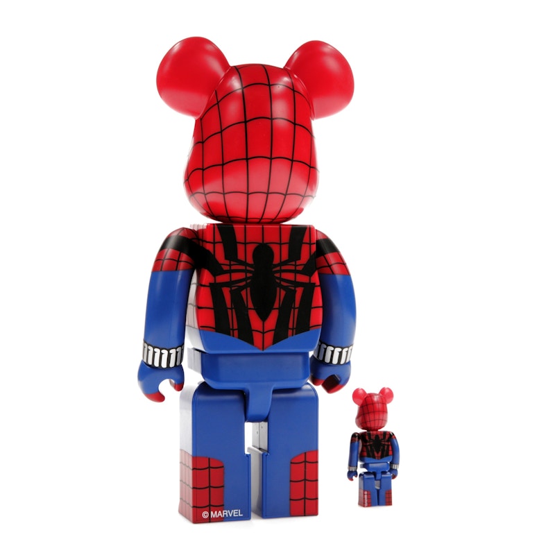 Bearbrick x Marvel Spider-Man (Ben Reilly) 100% & 400% Set