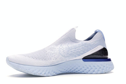 Nike Epic React Moc Flyknit White Hydrogen Blue