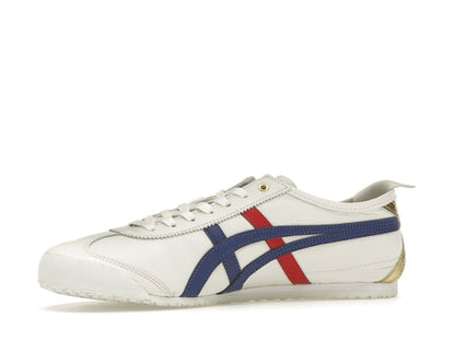 Onitsuka Tiger Mexico 66 White Blue Red Metallic Gold