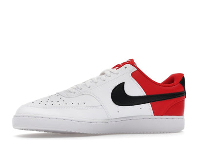 Nike Court Vision Low White Black University Red
