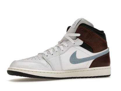 Jordan 1 Mid SE Brown Blue Grey