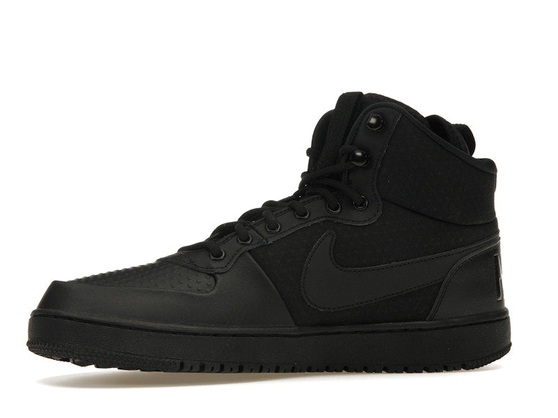 Nike Court Borough Mid Winter Triple Black