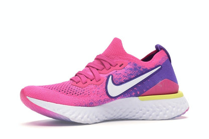 Nike Epic React Flyknit 2 Laser Fuchsia White (Women's)