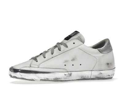 Golden Goose Super-Star White Silver Sparkle (Women's)