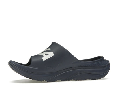 Hoka One One Ora Athletic Slide Varsity Navy White