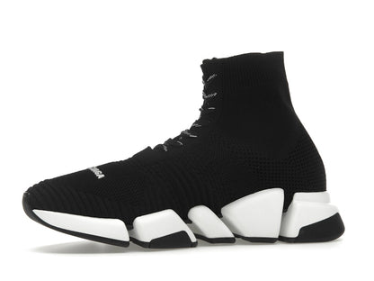 Balenciaga Speed 2.0 Lace Up Black White