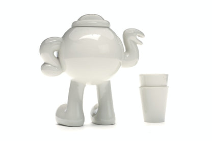 James Jarvis Glazed Porcelain Teapot White