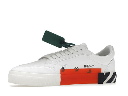 OFF-WHITE Vulc Low Canvas White Red Arrow Black