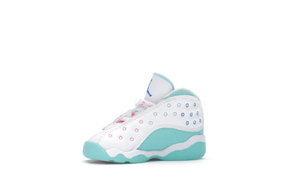 Jordan 13 Retro White Soar Green Pink (TD)