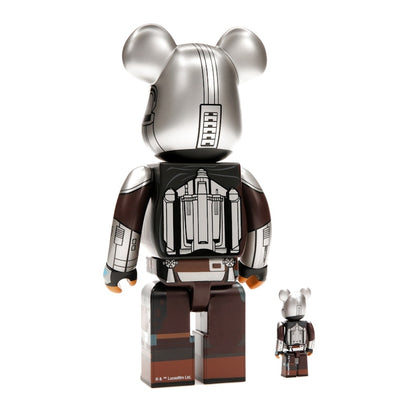 Bearbrick x Star Wars The Mandalorian Beskar Armor 100% & 400% Set