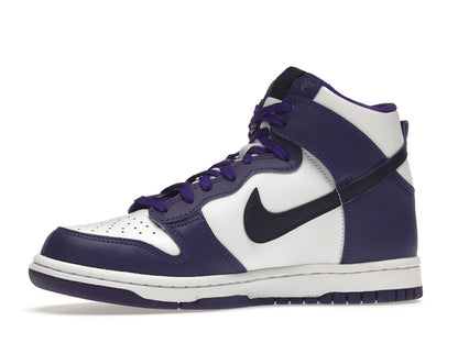 Nike Dunk High Electro Purple Midnight Navy (GS)