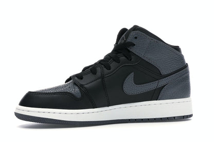 Jordan 1 Mid Black Dark Grey (GS)