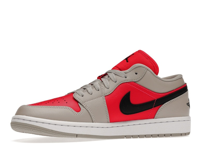 Jordan 1 Retro Low Light Iron Ore Siren Red (Women's)