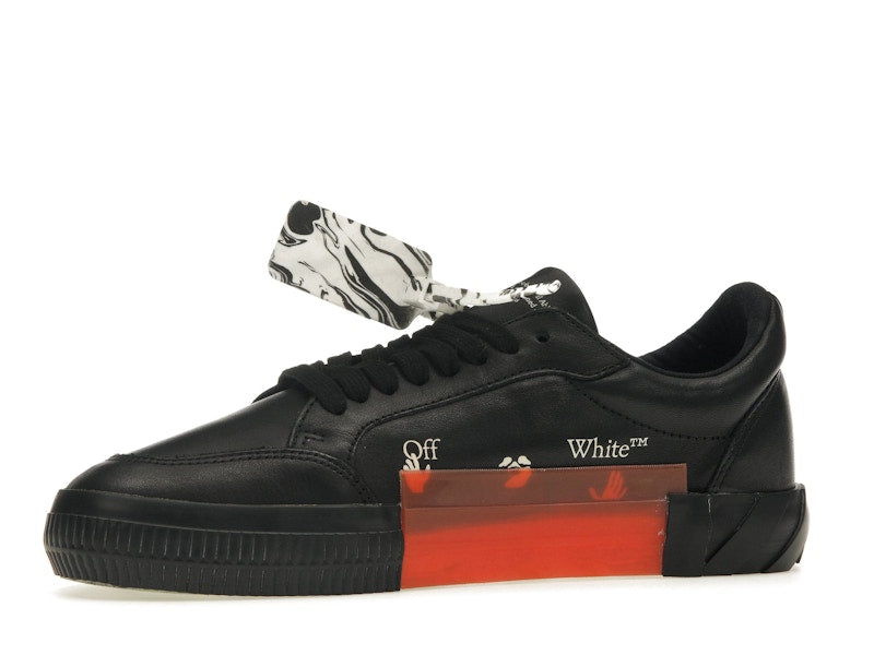 OFF-WHITE Vulc Low Black/Blue Leather SS21