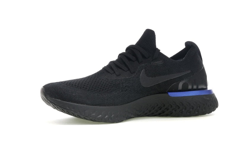 Nike Epic React Flyknit Black Racer Blue (Women's)