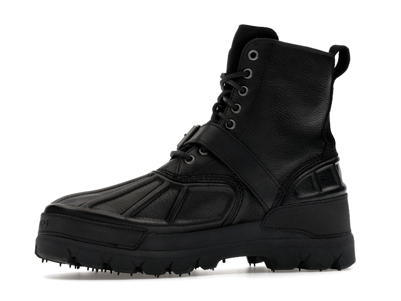 Polo Ralph Lauren Oslo High Oiled Leather Boot Black