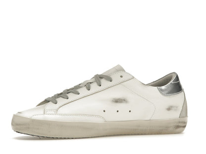 Golden Goose Super-Star White Silver