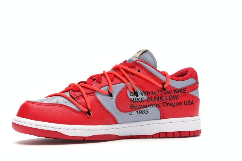 Nike Dunk Low Off-White University Red