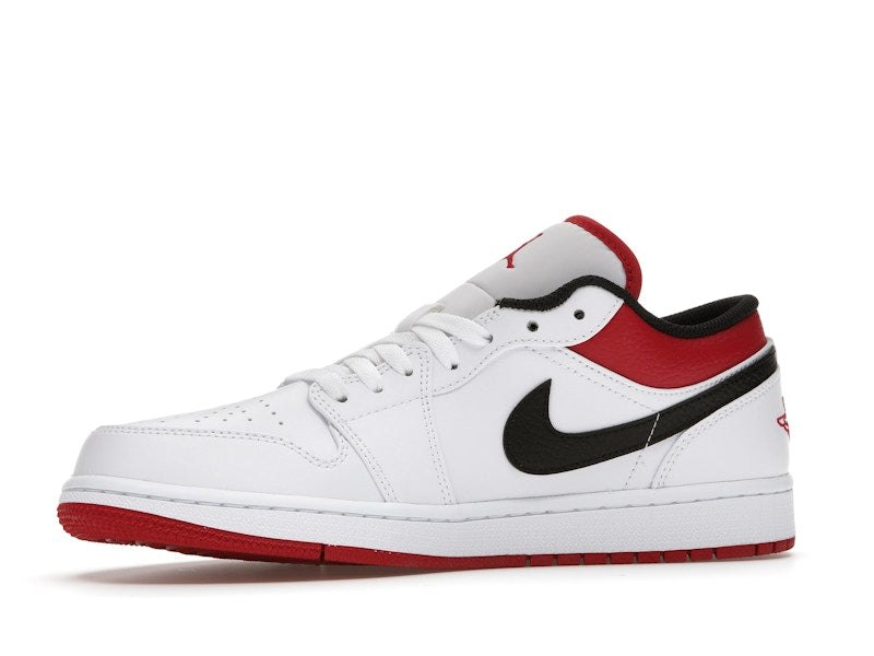 Jordan 1 Low White University Red Black