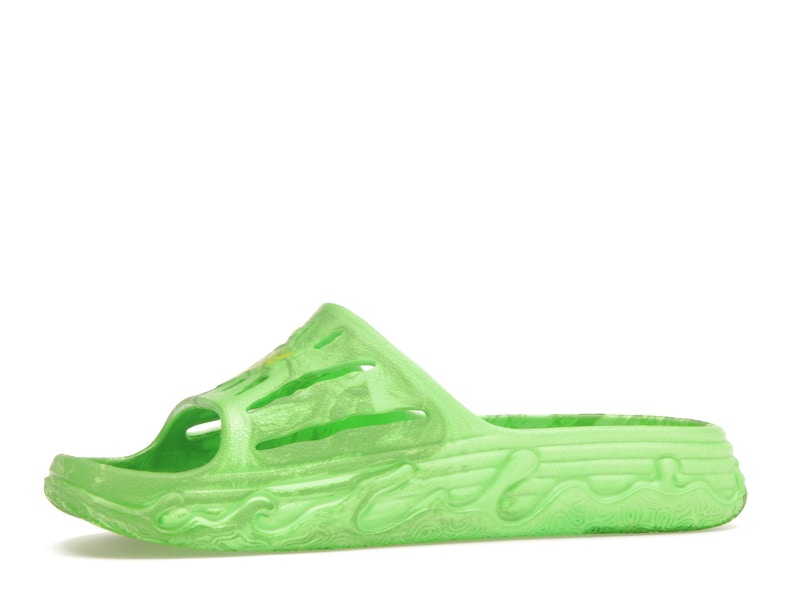 Puma LaMelo Ball MB.03 Slide Green Fluoro Yellow