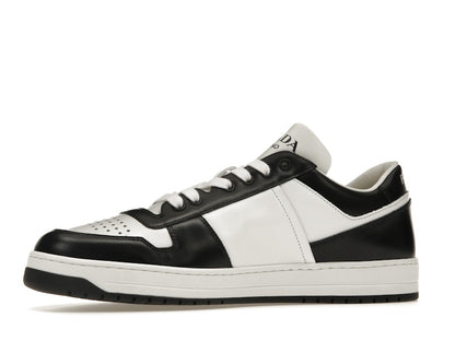 Prada Downtown Low Top Sneakers Leather White Black