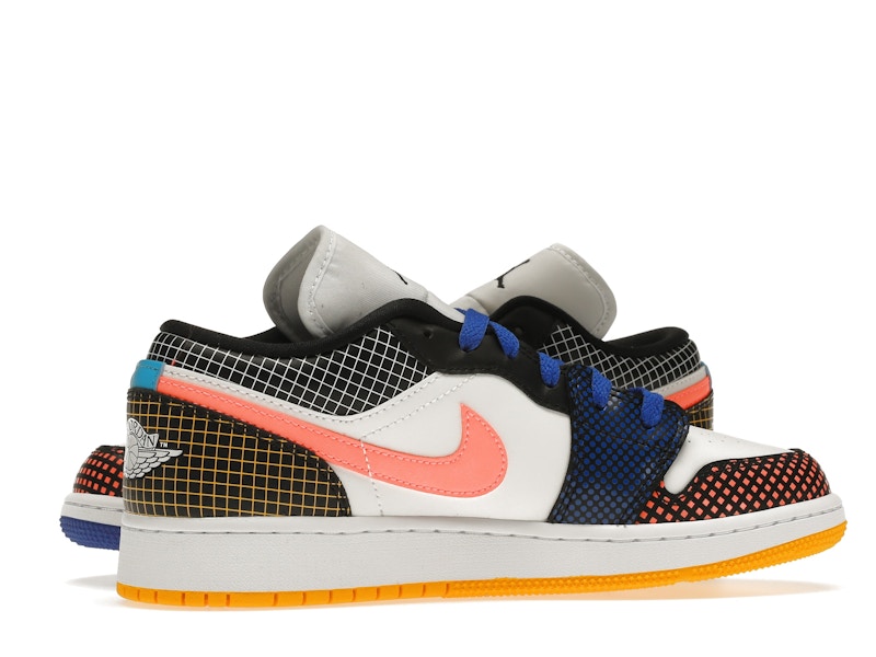 Jordan 1 Low MMD Multi-Color Grid (GS)
