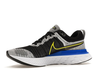 Nike React Infinity Run Flyknit 2 Black White Racer Blue Cyber