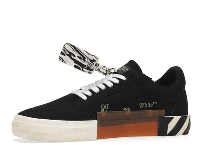 OFF-WHITE Vulc Low Black Light Blue Arrow